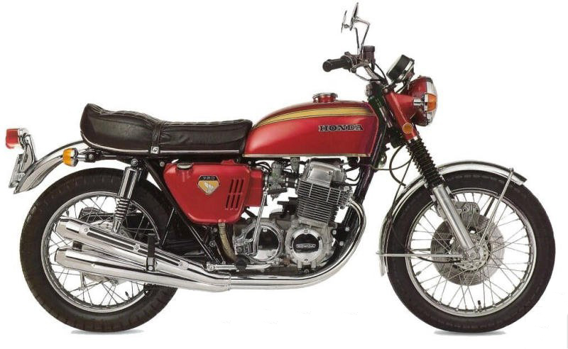 red 69 Honda 750